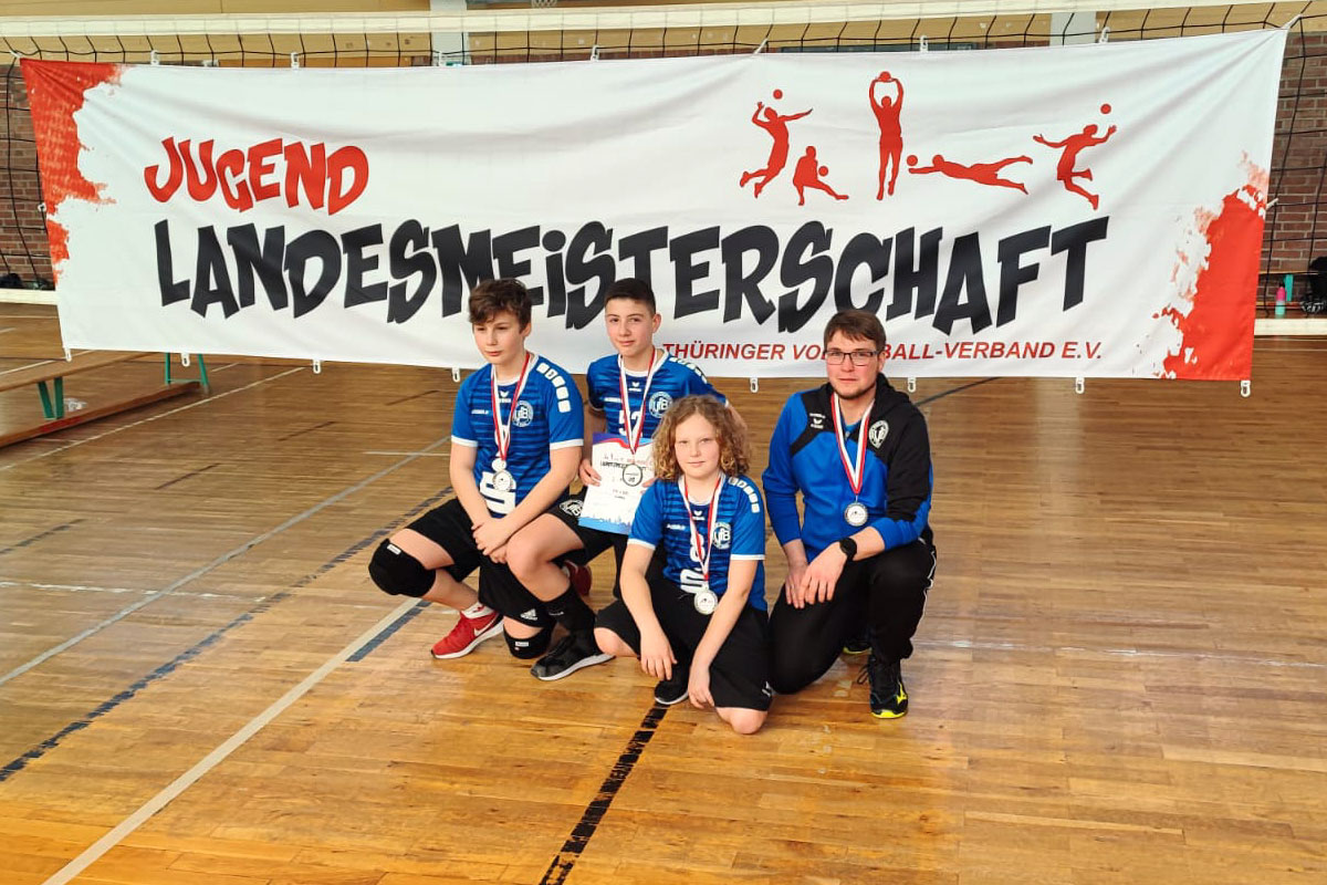2022 Volleyball-Landesmeisterschaft Thüringen U 13 m: Vizelandesmeister VfB 91 Suhl