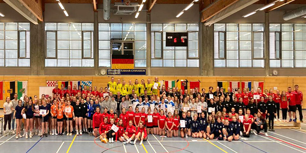 Deutsche Meisterschaft Volleyball U14w Straubing 2023 (Foto: Daniela Seeber)